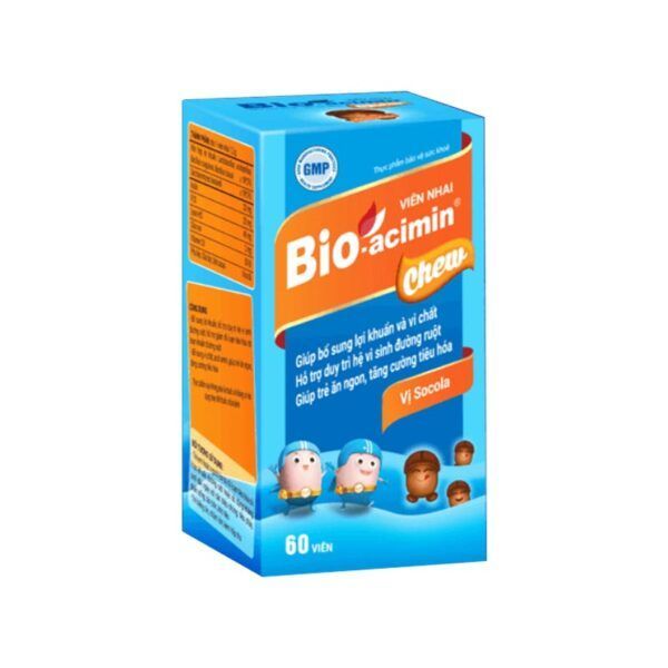 Bio Acimin Chew Lọ 60 Viên - Giảm Rối Loạn Tiêu Hóa