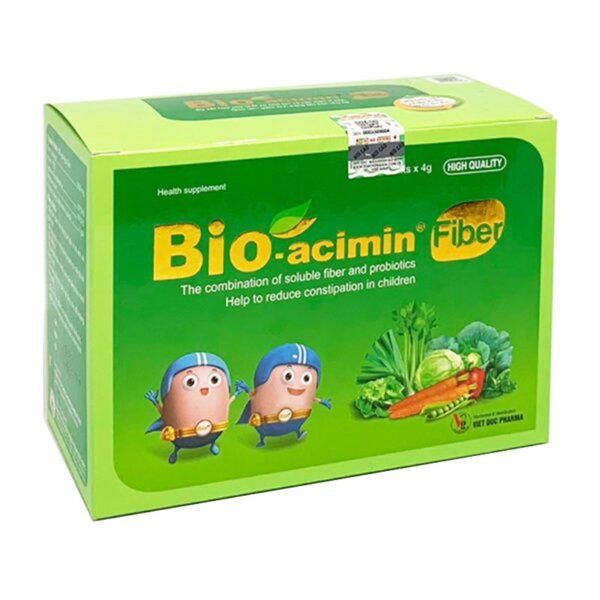 Bio Acimin Fiber Hộp 30 Gói - Giảm Táo Bón Ở Trẻ