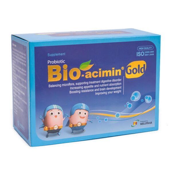 Bio Acinmin Gold Hộp 30 Gói - Hỗ Trợ Điều Trị Rối Loạn Tiêu Hóa