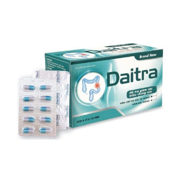 Daitra Hộp 60 Viên - Điều Trị Viêm Loét Dạ Dày