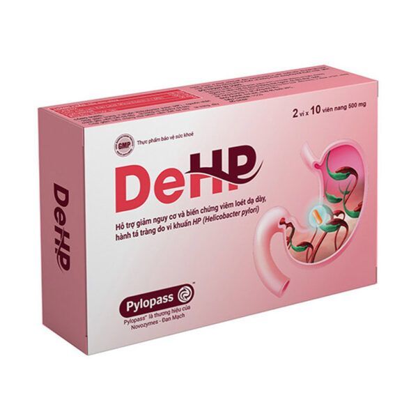 DeHP Hộp 20 Viên - Giảm Biến Chứng Viêm Loét Dạ Dày