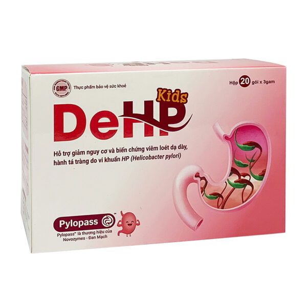 DeHP Kids Hộp 20 Gói - Giảm Biến Chứng Viêm Loét Dạ Dày