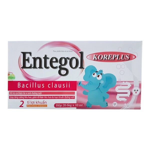 Entegol Hộp 20 Ống - Tăng Cường Tiêu Hóa