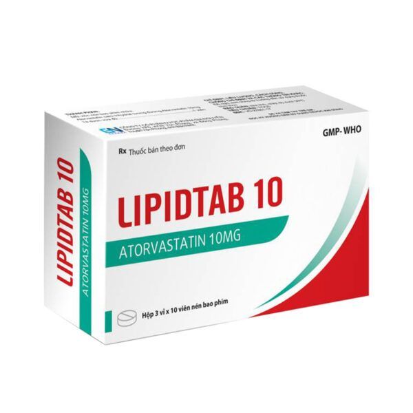 Lipidtab Hộp 30 Viên - Điều Trị Tăng Mỡ Máu