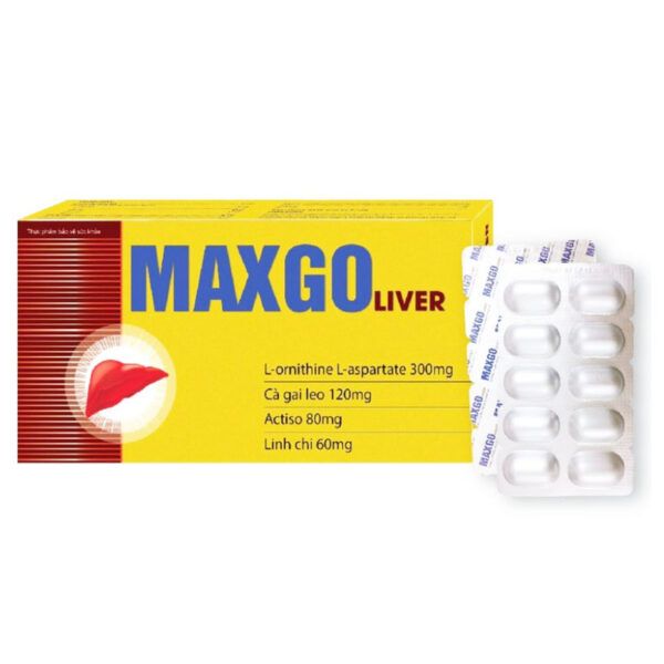 Maxgo Liver Hộp 50 Viên - Giải Độc Gan, Mát Gan