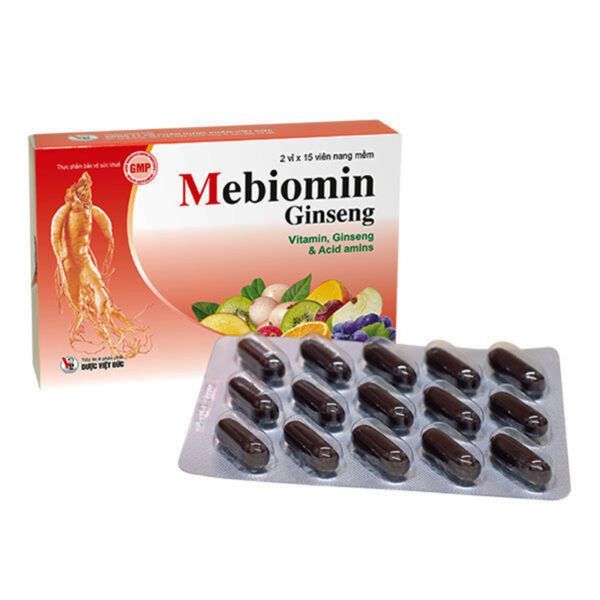 Mebiomin Ginseng Hộp 30 Viên - Bổ Sung Vitamin Và Khoáng Chất