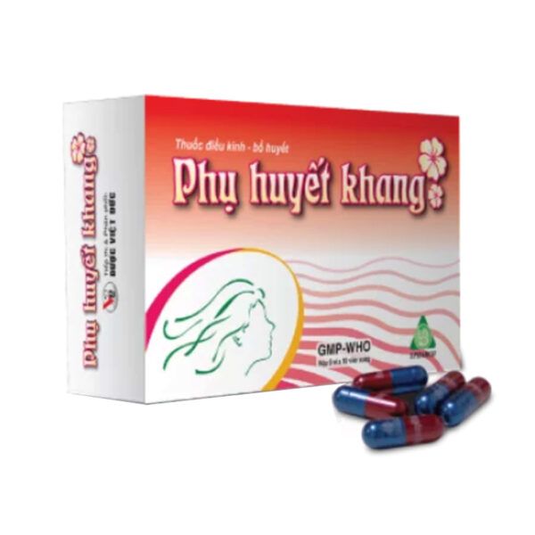 Phụ Huyết Khang Hộp 50 Viên - Thuốc Điều Kinh Bổ Huyết