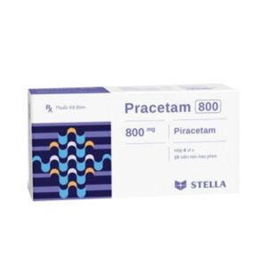 Pracetam 800 - Hộp 90 viên - Cải thiện hiệu lực của  não