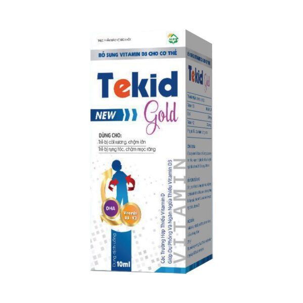 Tekid Gold Chai 120ml - Bổ Sung Vitamin Và Khoáng Chất