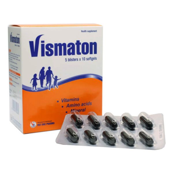 Vismaton Hộp 50 Viên - Bổ Sung Vitamin và Khoáng Chất