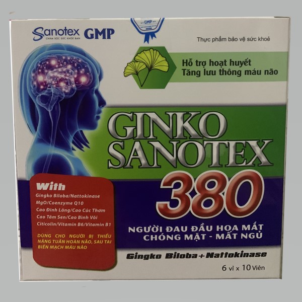 Ginko Sanotex Hoạt Huyết Dưỡng Não