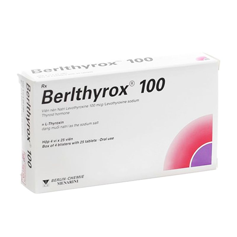 Berlthyrox 100 Hộp 100 Viên - Điều Trị Bệnh Lý Tuyến Giáp
