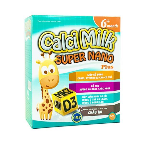 Calci Milk Hộp 20 Ống - Bổ Sung Vitamin Và Khoáng Chất