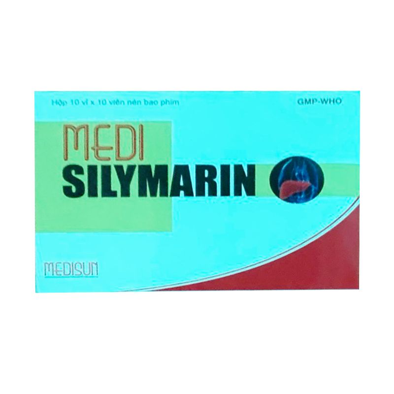 Medi Silymarin Hộp 100 Viên - Điều Trị Bệnh Xơ Gan