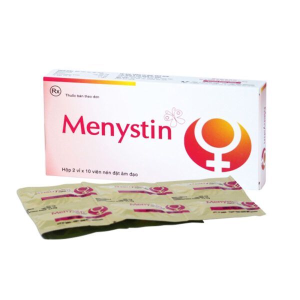 Menystin Hộp 20 Viên - Điều Trị Viêm Nhiễm Phụ Khoa