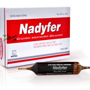 Nadyfer Hộp 20 Ống - Dự Phòng Thiếu Sắt Trong Máu
