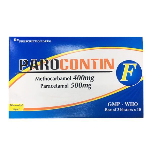 Parocontin F Hộp 30 Viên - Giảm Đau Co Thắt Cơ