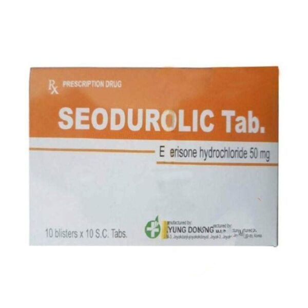 Seodurolic Tab Hộp 100 Viên - Điều Trị Bệnh Liệt Cứng