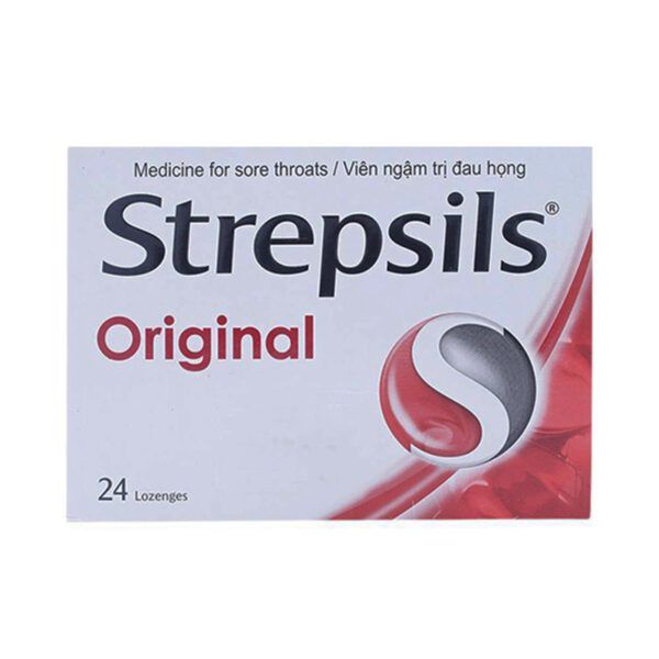 Strepsils Original Hộp 24 Viên - Viên Ngậm Giảm Ho