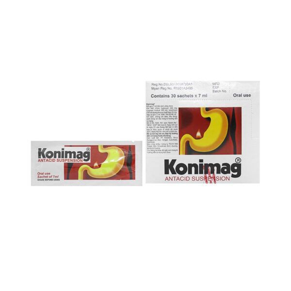 Konimag Hộp 30 Gói - Trị Viêm Loét Đường Tiêu Hóa