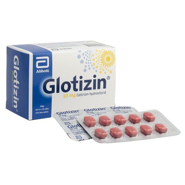 Glotizin Hộp 100 Viên - Trị Triệu Chứng Viêm Mũi Dị Ứng