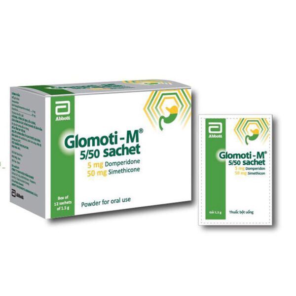 Glomoti M Hộp 12 Gói - Điều Trị Triệu Chứng Buồn Nôn