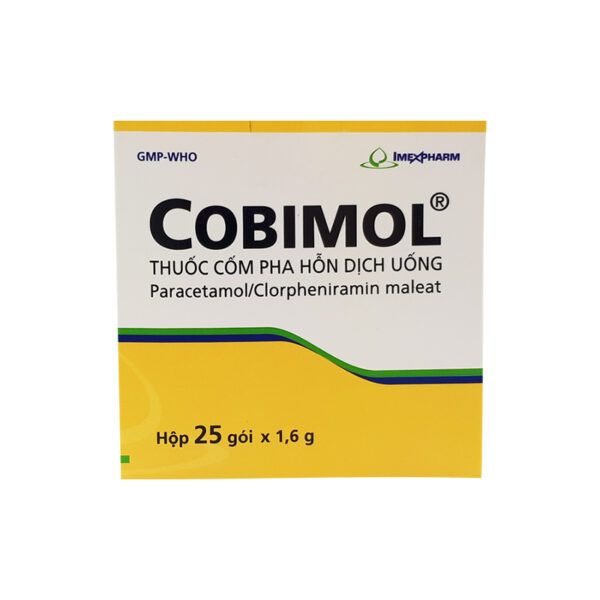 Cobimol Hộp 24 Gói - Điều Trị Cảm Sốt, Sổ Mũi