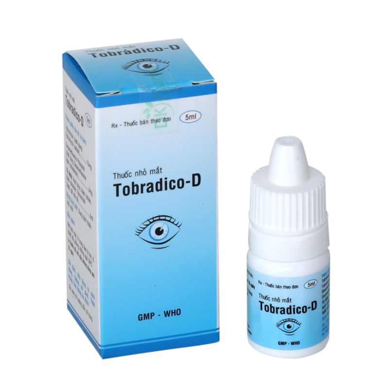 Tobradico D Lọ 5ml - Điều Trị Viêm Nhiễm Khuẩn Mắt