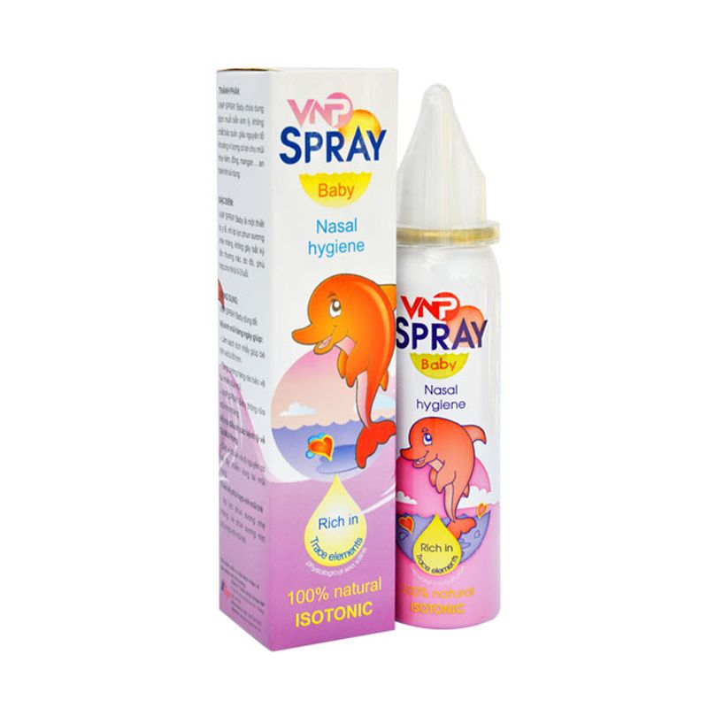 VNP Spray Baby Lọ 50ml - Hỗ Trợ Điều Trị Bệnh Lý Về Mũi