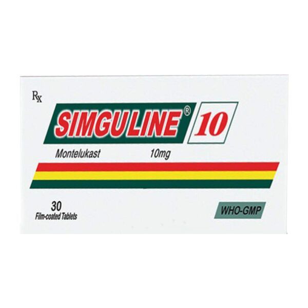 Simguline 10 Hộp 30 Viên - Điều Trị Hen Phế Quản Mãn Tính