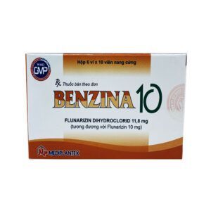 Benzina 10 Hộp 6 Vỉ x 10 Viên - Điều Trị Chứng Đau Nửa Đầu.