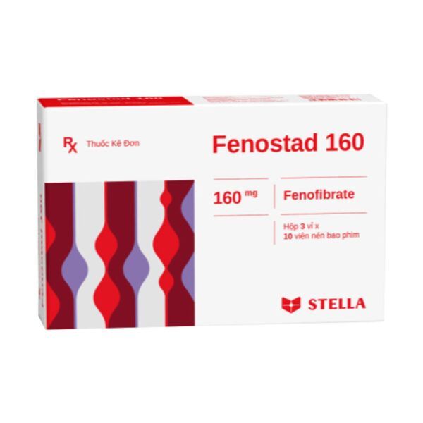 Fenostad 160 Hộp 30 Viên - Điều Trị Tăng Triglycerid Huyết