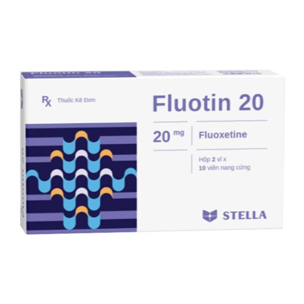 Fluotin 20 Hộp 20 Viên - Điều Trị Bệnh Trầm Cảm