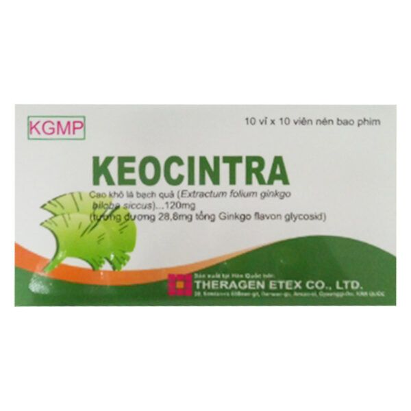 Keocintra Hộp 100 Viên - Điều Trị Thiểu Năng Tuần Hoàn