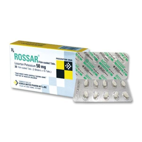 Rossar Hộp 30 Viên - Điều Trị Tăng Huyết Áp