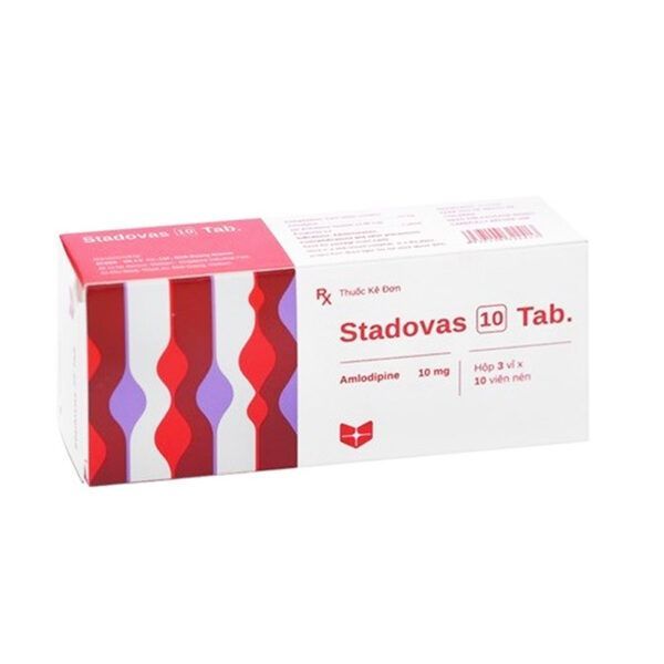 Stadovas 10 Tab Hộp 30 Viên - Điều Trị Tăng Huyết Áp