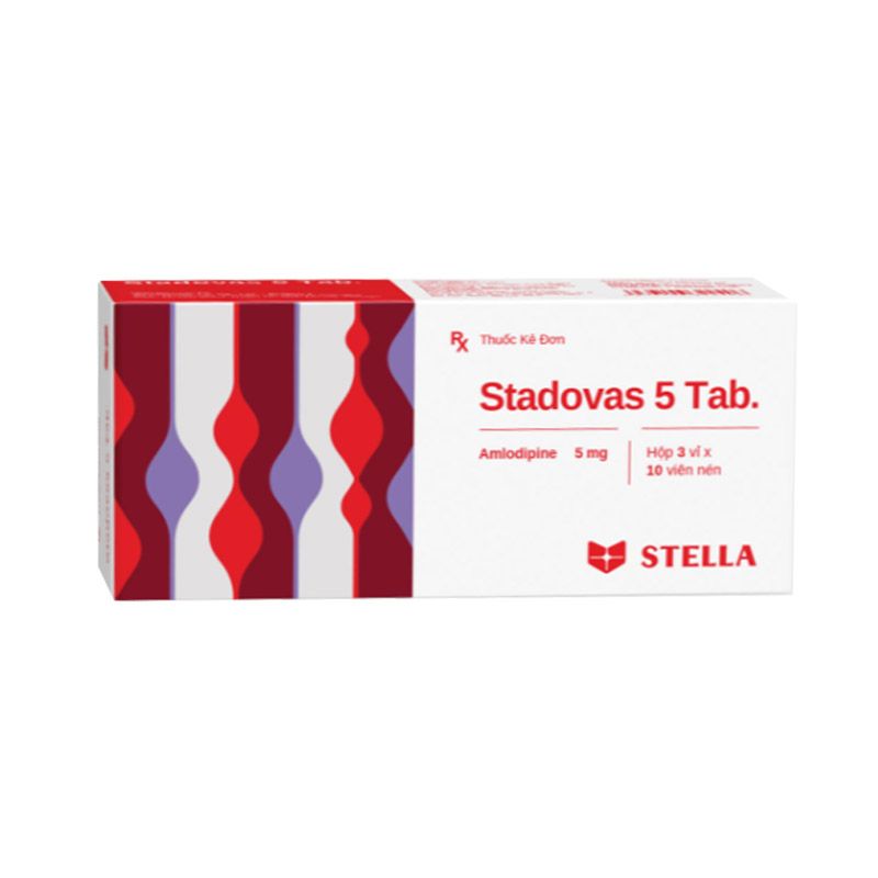 Stadovas 5 Tab Hộp 30 Viên - Điều Trị Tăng Huyết Áp