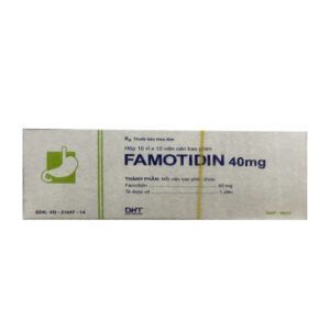 Famotidin 40mg - Hộp 100 Viên - Trị Viêm Loét Dạ Dày