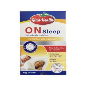 Glad Health On Sleep Hộp 30 Viên - Ngủ Ngon Và Sâu Hơn