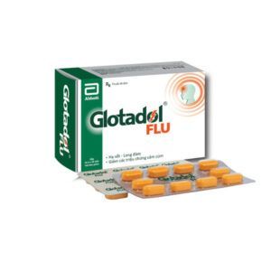 Glotadol Flu - Hộp 100 Viên  - Giảm Sốt, Ho, Đau Nhức