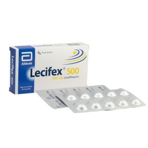 Lecifex 500 - Hộp 10 Viên  - Trị Nhiễm Trùng Nhẹ Đến Nặng