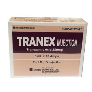 Tranex Injection Hộp 10 Ống - Ngăn Ngừa Chảy Máu Kéo Dài