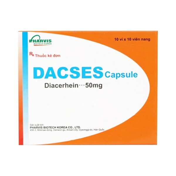 Thuốc Dacses - Hộp 100 Viên - Điều Trị Thoái Hóa Khớp