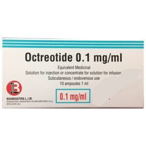 Octreotide 0,1mg Hộp 10 Ống - Trị Nội Tiết Dạ Dày