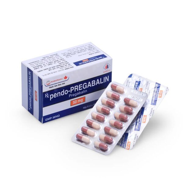 pendo-Pregabalin 50 mg Hộp 90 Viên