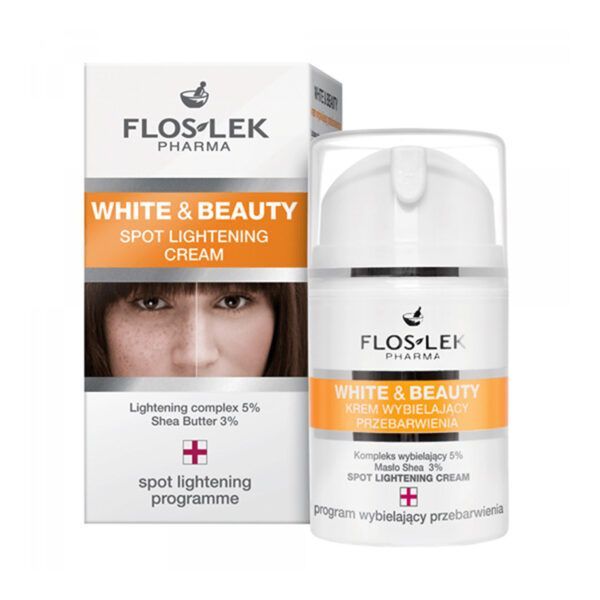 Floslek White & Beauty - Lọ 50ml - Kem Dưỡng Trắng Da