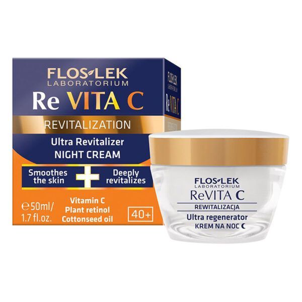 Re Vita C Revitalizer Night - Lọ 50ml - Kem Dưỡng Ẩm Ban Đêm