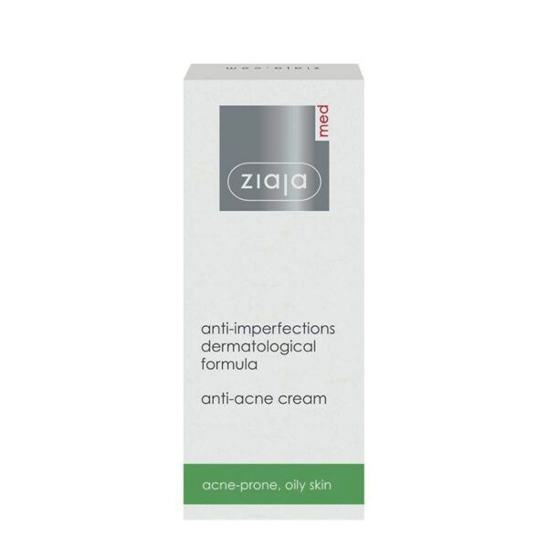 Ziaja Anti Acne Cream 50ml - Ngăn Ngừa Mụn Trứng Cá