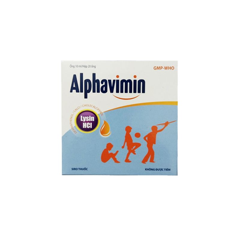 Alphavimin Hộp 20 Ống - Bổ Sung Vitamin Và Khoáng Chất