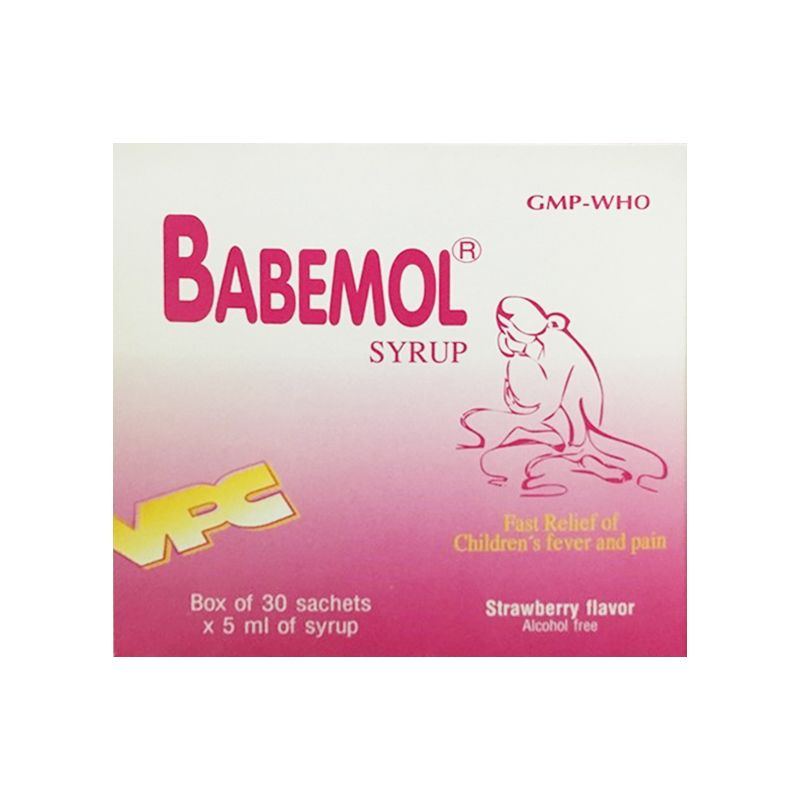Babemol Syrup Hộp 30 Gói